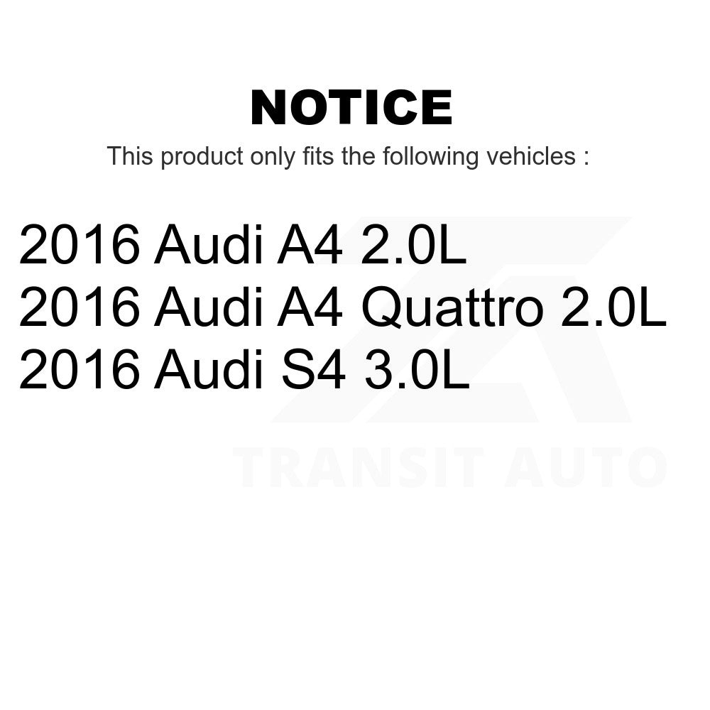 Mpulse Rear Disc Brake Pads Wear Sensor (2 Pack) For Audi A4 S4 Quattro