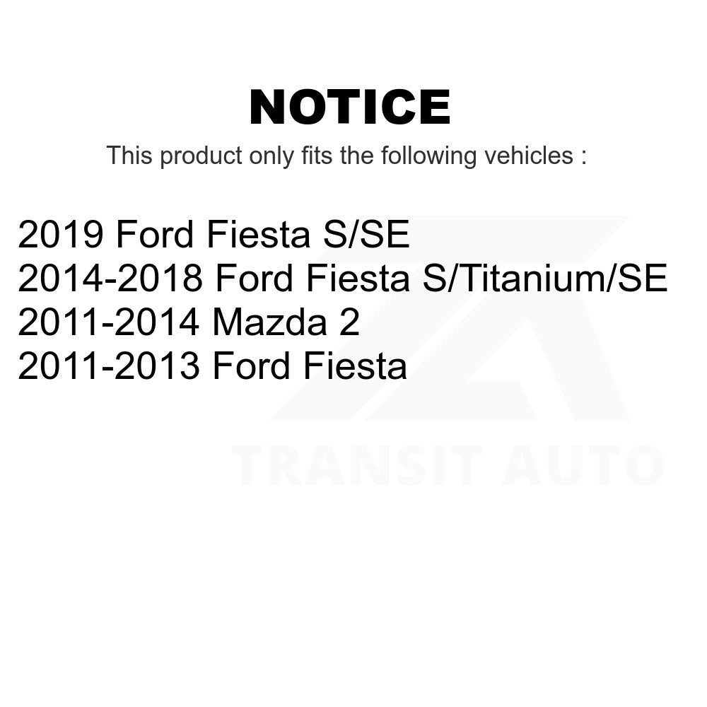 Rear Suspension Shock Absorber And Strut Mount Kit For Ford Fiesta Mazda 2