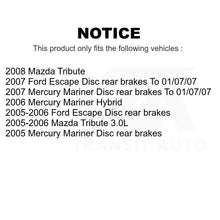 Load image into Gallery viewer, Front Rear Semi-Metallic Brake Pads Drum Shoes Kit For Ford Escape Mazda Tribute