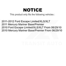 Load image into Gallery viewer, Front Rear Semi-Metallic Brake Pads And Drum Shoes Kit For Ford Escape Mercury