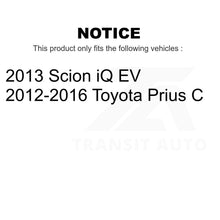 Load image into Gallery viewer, Front Rear Semi-Metallic Brake Pads &amp; Drum Shoes Kit For Toyota Prius C Scion iQ