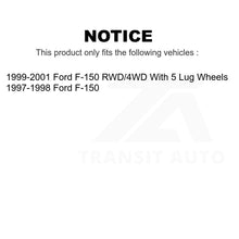 Load image into Gallery viewer, Front Rear Semi-Metallic Brake Pads And Drum Shoes Kit For Ford F-150