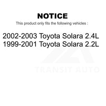 Load image into Gallery viewer, Front Rear Semi-Metallic Brake Pads And Drum Shoes Kit For Toyota Solara