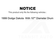 Load image into Gallery viewer, Front Rear Semi-Metallic Brake Pads And Drum Shoes Kit For Dodge Dakota