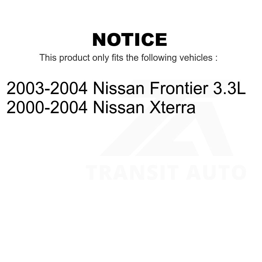 Front Rear Semi-Metallic Brake Pads And Drum Shoe Kit For Nissan Xterra Frontier