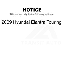 Load image into Gallery viewer, Front Rear Semi-Metallic Brake Pads Drum Shoe Kit For 09 Hyundai Elantra Touring