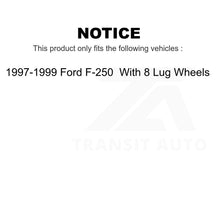 Load image into Gallery viewer, Front Rear Semi-Metallic Brake Pads And Parking Shoes Kit For Ford F-250