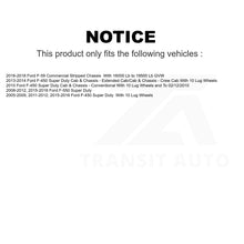 Load image into Gallery viewer, Front Rear Semi-Metallic Brake Pads &amp; Parking Shoe Kit For Ford F-450 Super