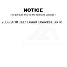 Load image into Gallery viewer, Front Rear Semi-Metallic Pads Parking Shoe Kit For Jeep Grand Cherokee SRT8