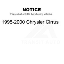 Load image into Gallery viewer, Front Rear Semi-Metallic Brake Pads &amp; Parking Shoes Kit For Chrysler Cirrus