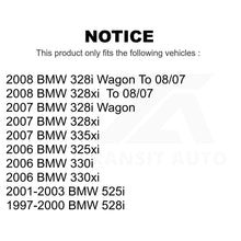 Load image into Gallery viewer, Front Rear Semi-Metallic Brake Pads And Parking Shoe Kit For BMW 328i 328xi