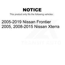 Load image into Gallery viewer, Front Rear Semi-Metallic Brake Pads Parking Shoes Kit For Nissan Frontier Xterra