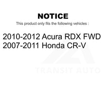 Load image into Gallery viewer, Front Rear Semi-Metallic Brake Pads &amp; Parking Shoes Kit For Honda CR-V Acura RDX