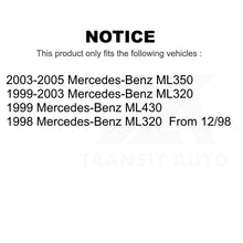 Load image into Gallery viewer, Front Rear Semi-Metallic Brake Pads And Parking Shoe Kit For Mercedes-Benz ML320