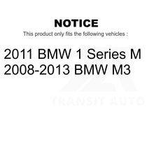 Load image into Gallery viewer, Front Rear Semi-Metallic Brake Pads And Parking Shoes Kit For BMW M3 1 Series M