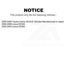 Load image into Gallery viewer, Front Rear Semi-Metallic Brake Pads And Parking Shoes Kit For Toyota Camry Lexus