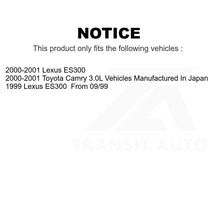 Load image into Gallery viewer, Front Rear Semi-Metallic Brake Pads And Parking Shoes Kit For Toyota Camry Lexus