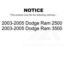 Load image into Gallery viewer, Front Rear Semi-Metallic Brake Pads And Parking Shoe Kit For Dodge Ram 2500 3500