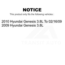 Load image into Gallery viewer, Front Rear Semi-Metallic Brake Pads &amp; Parking Shoes Kit For Hyundai Genesis 3.8L