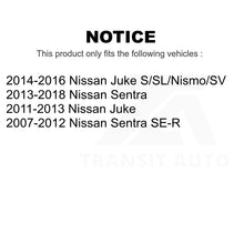 Load image into Gallery viewer, Front Rear Semi-Metallic Brake Pads And Parking Shoes Kit For Nissan Sentra Juke