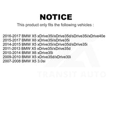 Load image into Gallery viewer, Front Rear Semi-Metallic Brake Pads And Parking Shoes Kit For BMW X5 X6