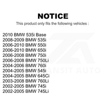 Load image into Gallery viewer, Front Rear Semi-Metallic Brake Pads And Parking Shoe Kit For BMW 750Li 650i 535i