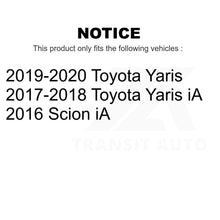 Load image into Gallery viewer, Front Rear Semi-Metallic Brake Pads And Drum Shoes Kit For Toyota Yaris iA Scion