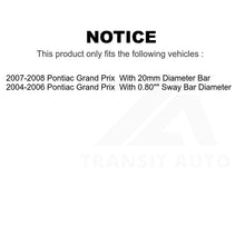 Load image into Gallery viewer, Front Complete Shock Assembly And TOR Link Kit For Pontiac Grand Prix