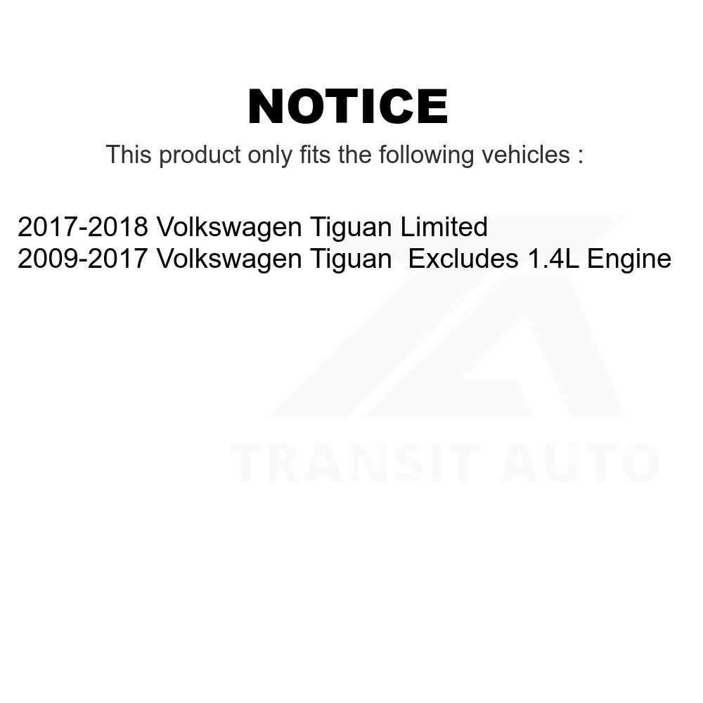 Front Complete Shock Assembly And TOR Link Kit For Volkswagen Tiguan Limited