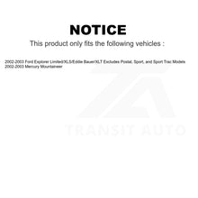 Load image into Gallery viewer, Front Complete Shock Assembly TOR Link Kit For Ford Explorer Mercury Mountaineer