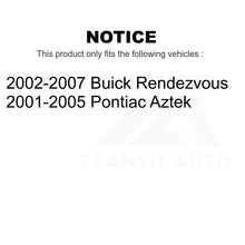 Load image into Gallery viewer, Front Complete Shock Assembly &amp; TOR Link Kit For Buick Rendezvous Pontiac Aztek