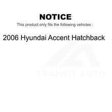 Load image into Gallery viewer, Front Complete Shock Assembly And TOR Link Kit For 2006 Hyundai Accent Hatchback