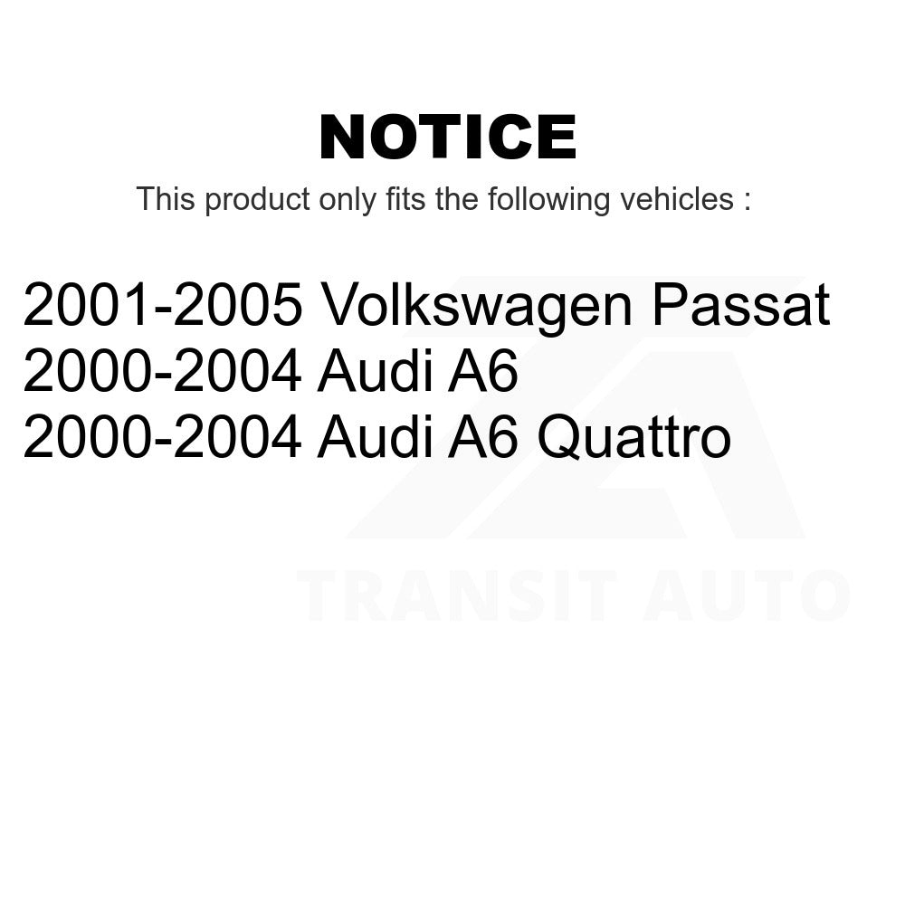 Front Complete Shock Assembly TOR Link Kit For Volkswagen Passat Audi A6 Quattro