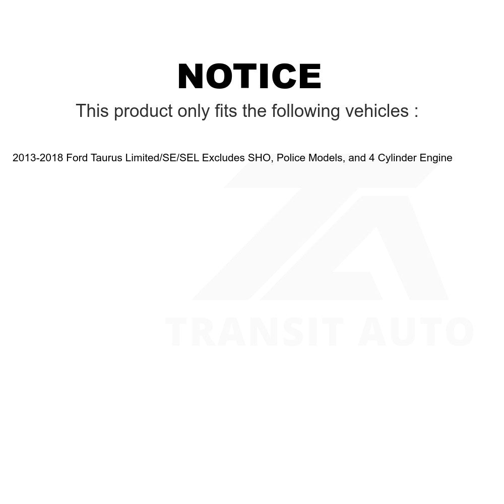 Front Shock Assembly And TOR Link Kit For 2013-2018 Ford Taurus Limited/SE/SEL