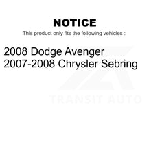 Load image into Gallery viewer, Front Complete Shock Assembly &amp; TOR Link Kit For Chrysler Sebring Dodge Avenger