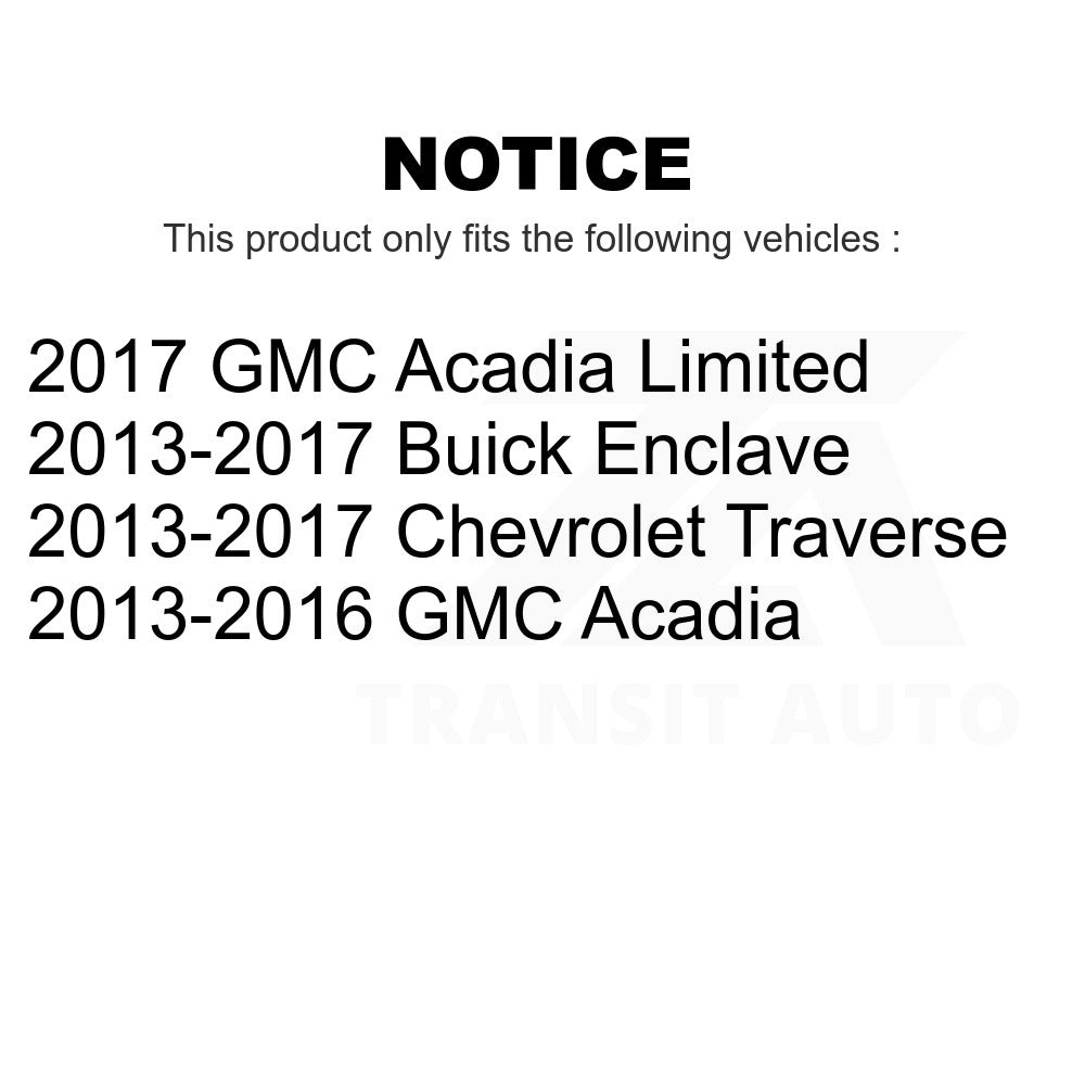 Front Shock Assembly TQ Link Kit For Chevrolet Traverse GMC Acadia Buick Enclave