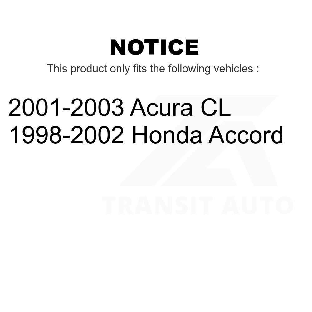 Front Complete Shock Assembly And TQ Link Kit For Honda Accord Acura CL