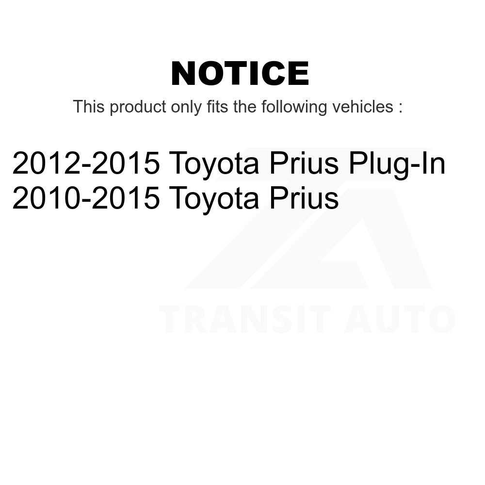 Front Complete Shock Assembly And TQ Link Kit For Toyota Prius Plug-In