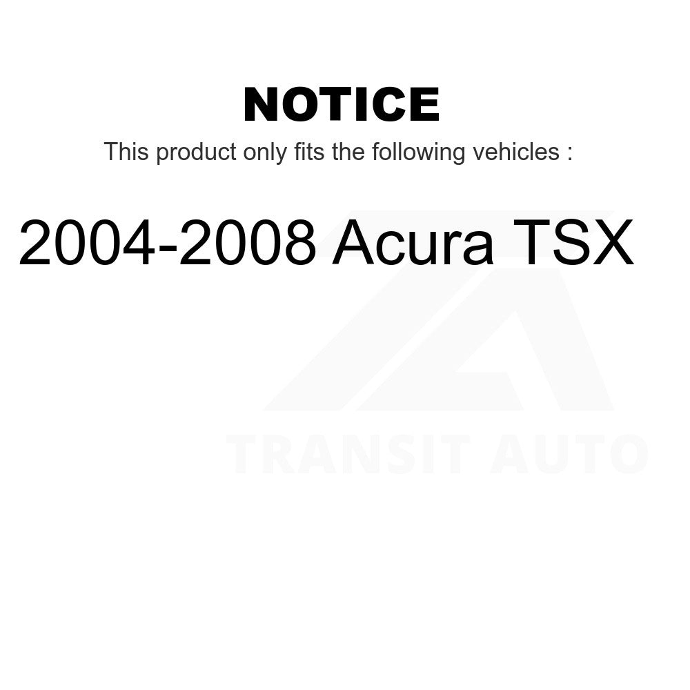 Front Complete Shock Assembly And TQ Link Kit For 2004-2008 Acura TSX