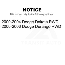 Charger l&#39;image dans la galerie, Front Steering Tie Rod End &amp; Boot Kit For Dodge Dakota Durango RWD