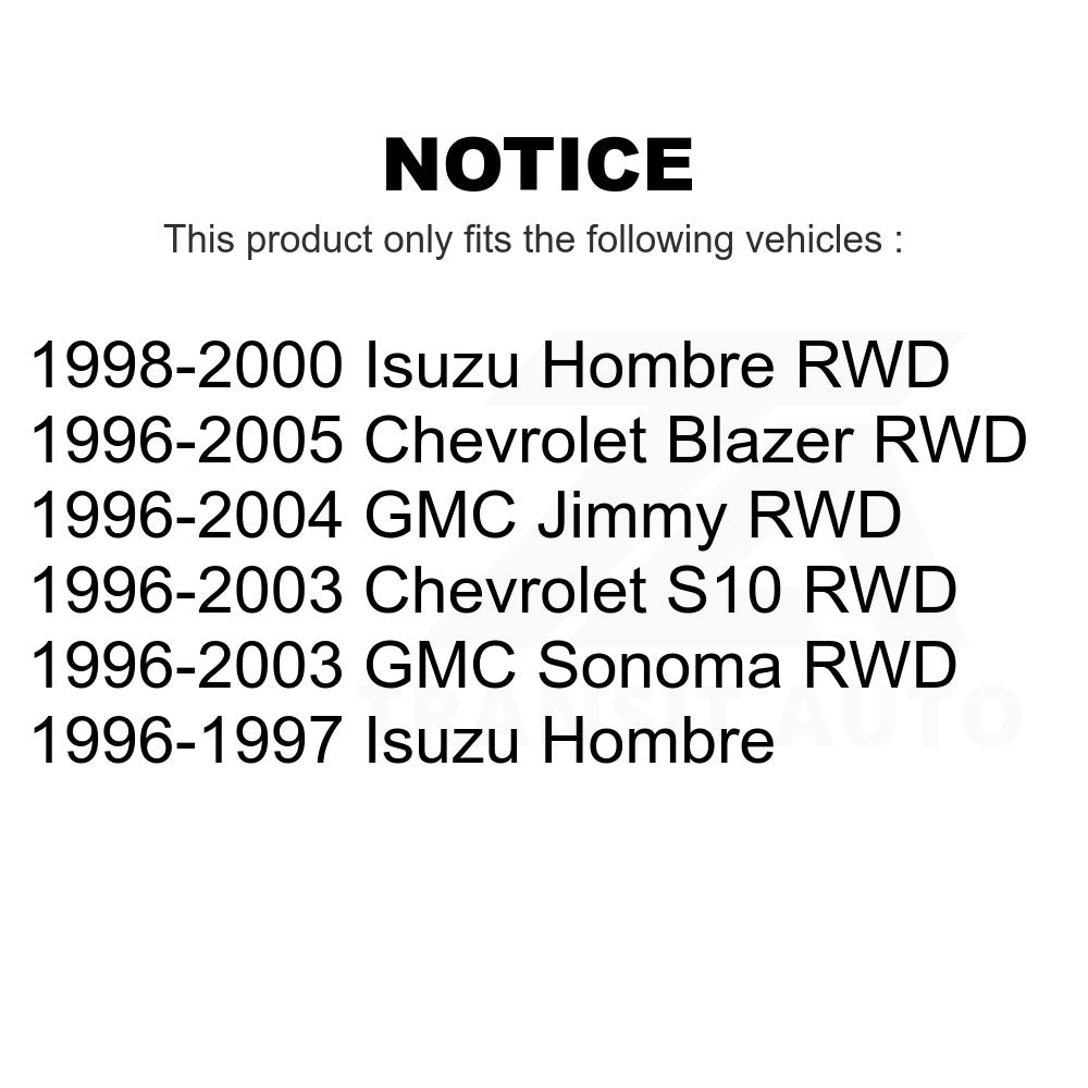 Front Tie Rod End & Boot Kit For Chevrolet S10 Blazer GMC Sonoma Jimmy Isuzu
