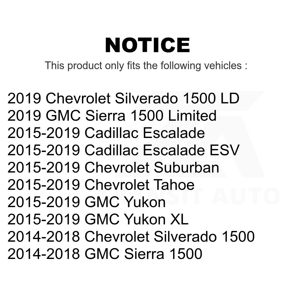 Front Tie Rod End & Boot Kit For Chevrolet Silverado 1500 GMC Sierra Tahoe Yukon