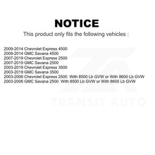 Charger l&#39;image dans la galerie, Front Tie Rod End &amp; Boot Kit For Chevrolet Express 3500 2500 GMC Savana 4500