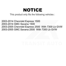 Charger l&#39;image dans la galerie, Front Steering Tie Rod End &amp; Boot Kit For Chevrolet Express 1500 2500 GMC Savana