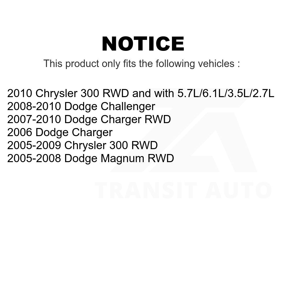 Front Tie Rod End & Boot Kit For Dodge Chrysler 300 Charger Magnum Challenger