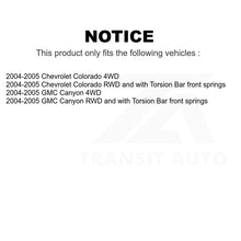 Charger l&#39;image dans la galerie, Front Steering Tie Rod End &amp; Boot Kit For Chevrolet Colorado GMC Canyon