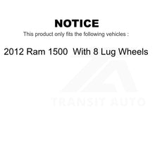 Charger l&#39;image dans la galerie, Front Steering Tie Rod End &amp; Boot Kit For 2012 Ram 1500 With 8 Lug Wheels