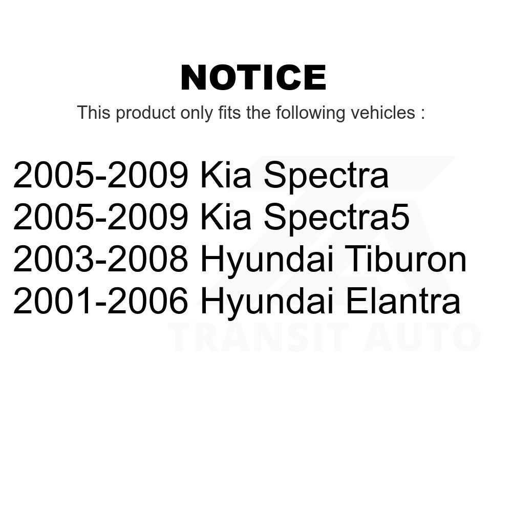 Front Tie Rod End & Boot Kit For Hyundai Elantra Kia Spectra Tiburon Spectra5