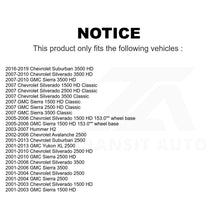 Charger l&#39;image dans la galerie, Front Tie Rod End &amp; Boot Kit For Chevrolet Silverado 2500 HD GMC Sierra 3500 H2