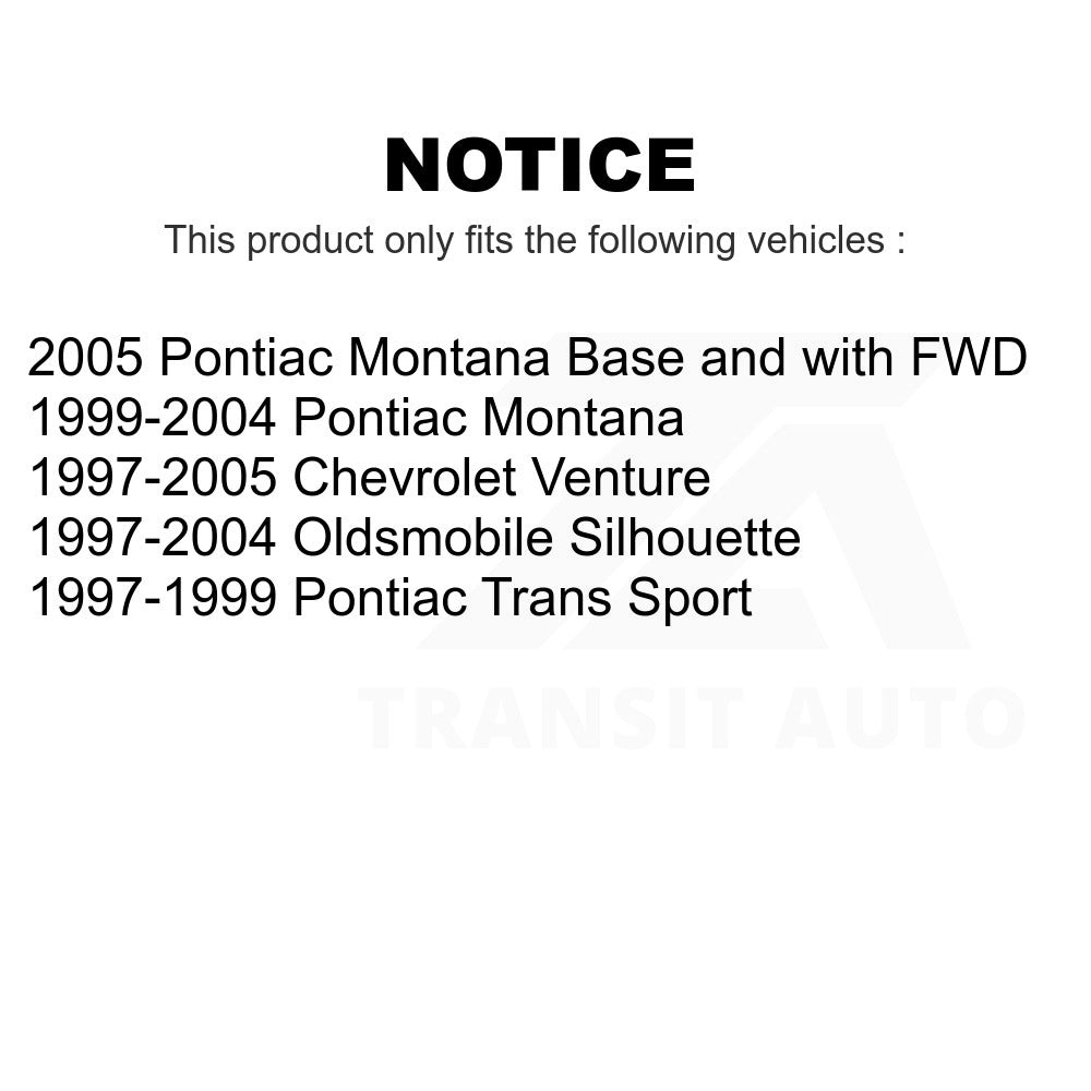 Front Tie Rod End & Boot Kit For Chevrolet Venture Pontiac Montana Oldsmobile